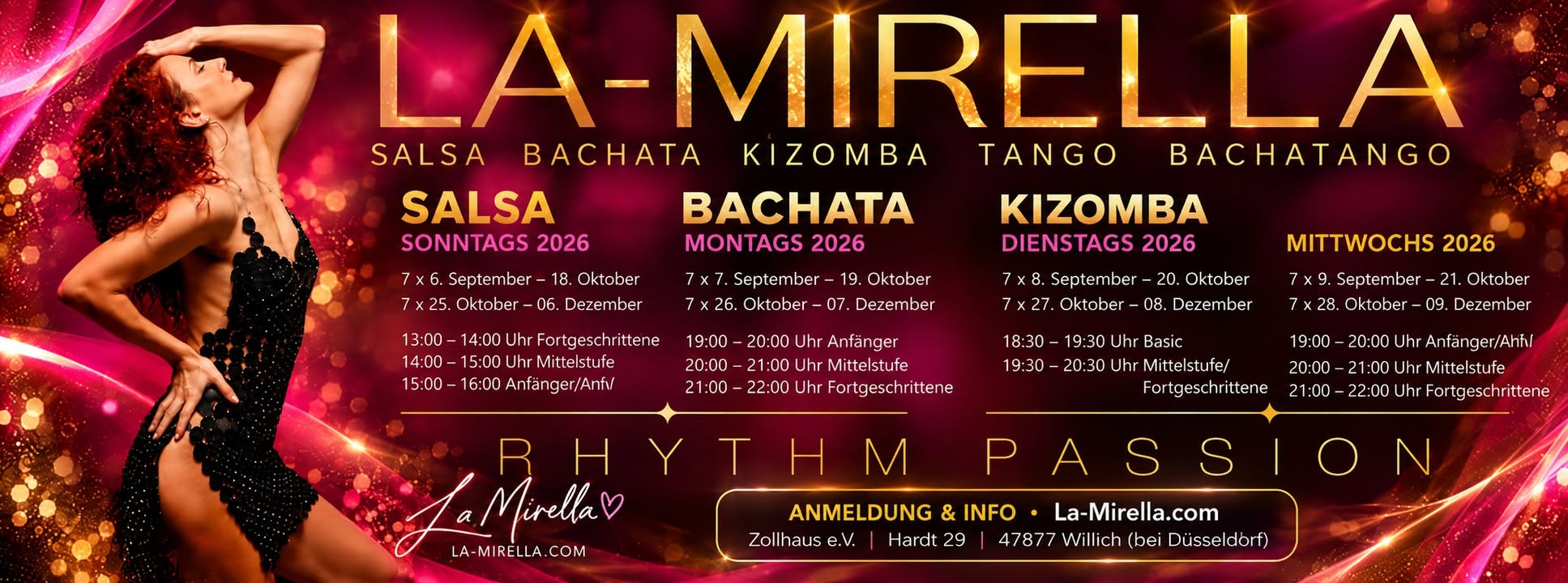 NEW START Neue Tanzkurse im Zollhaus bei La Mirella