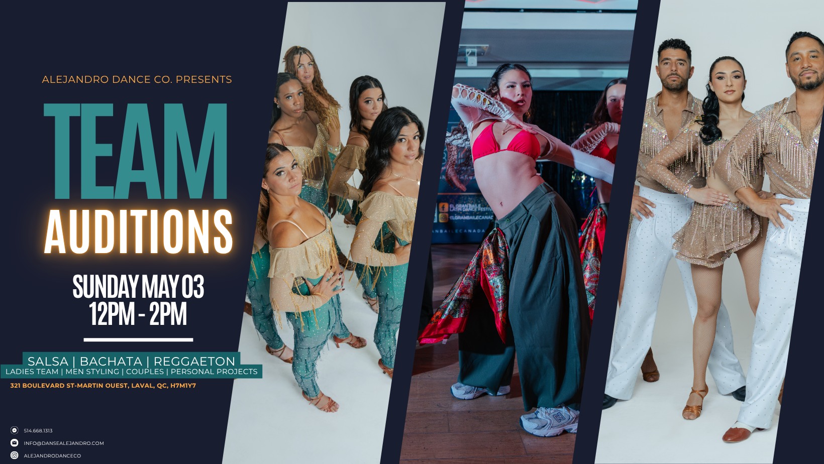 Team Auditions Danse Alejandro