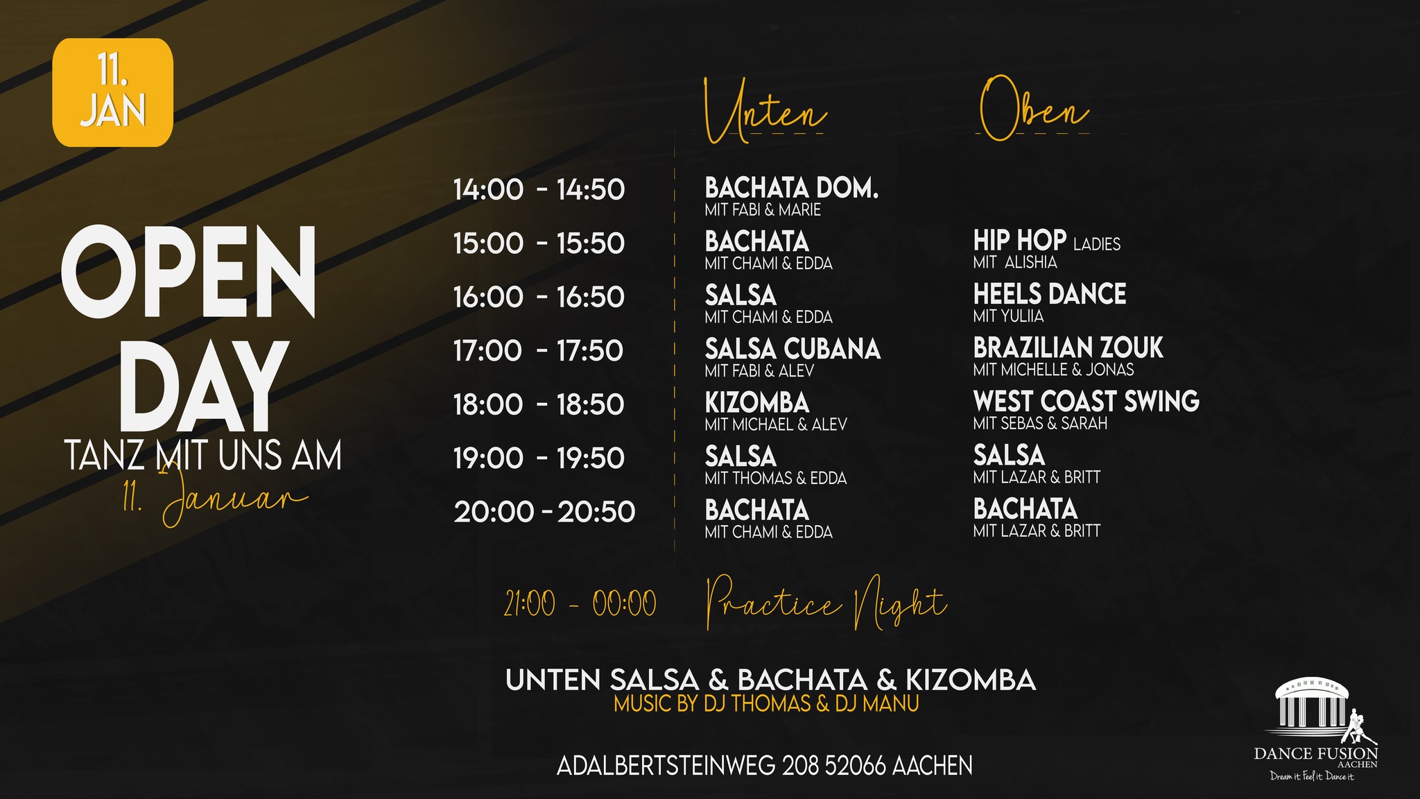 Tag der offenen Tür XXL Open Day XXL (ALLE Kurse GRATIS)
