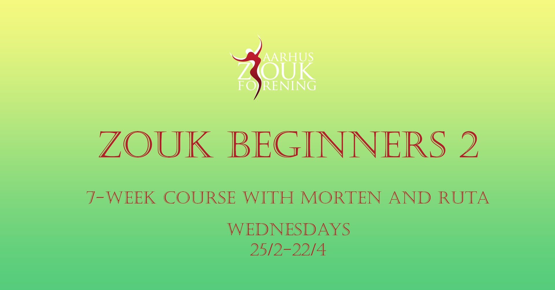 Zouk Beginner 2 - course start Feb 25th