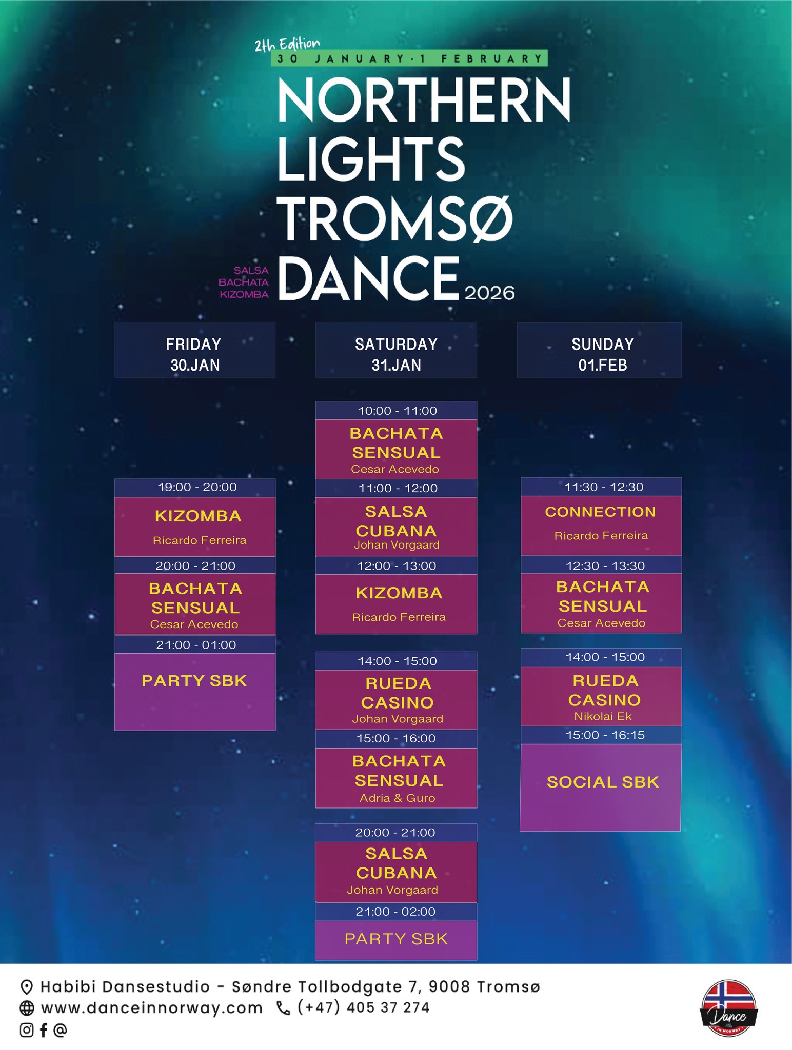 NORTHERN LIGHTS TROMSØ DANCE 2026