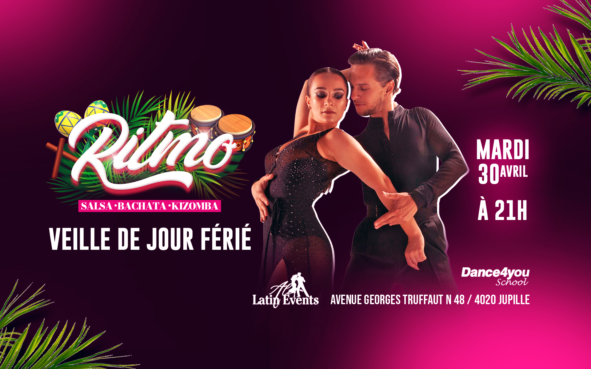 Ritmo Dance4you CE Mardi 30 04 ร 21H