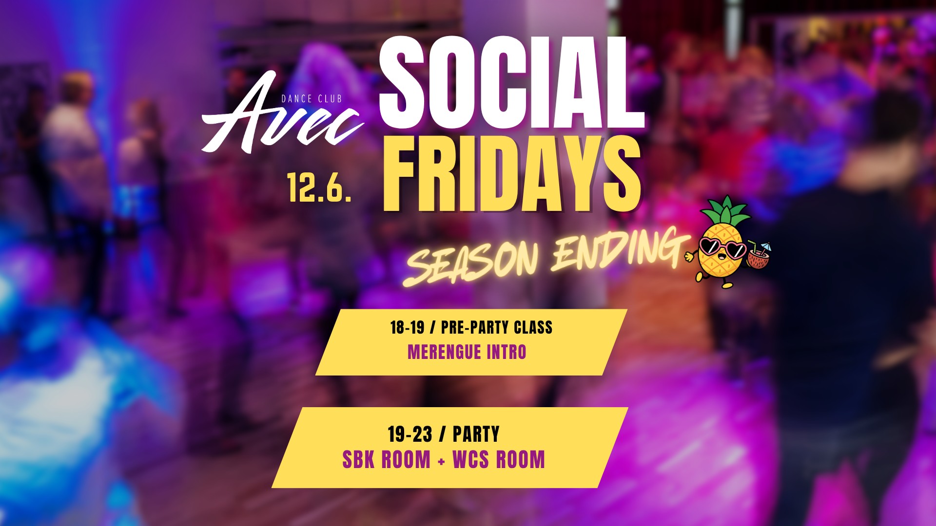 Social Fridays Season Ending Party 12.6. - Merengue Intro
