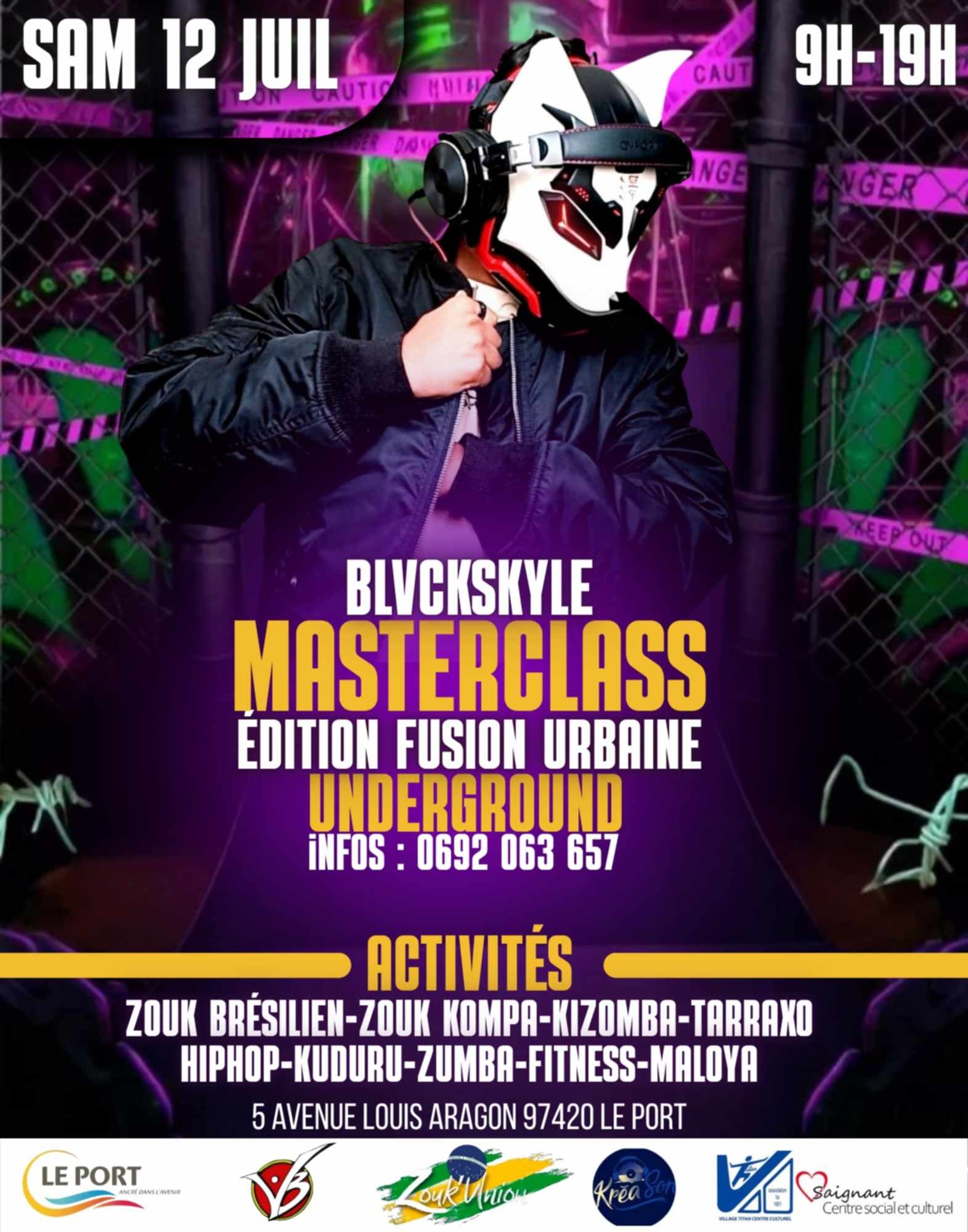 MASTERCLASS DJ'S ✨️EDITION.🇷🇪✨️ FUSION URBAINE UNDERGROUND✨️ ACCÉS LIBRE ANIMATION DANSES 🇷🇪