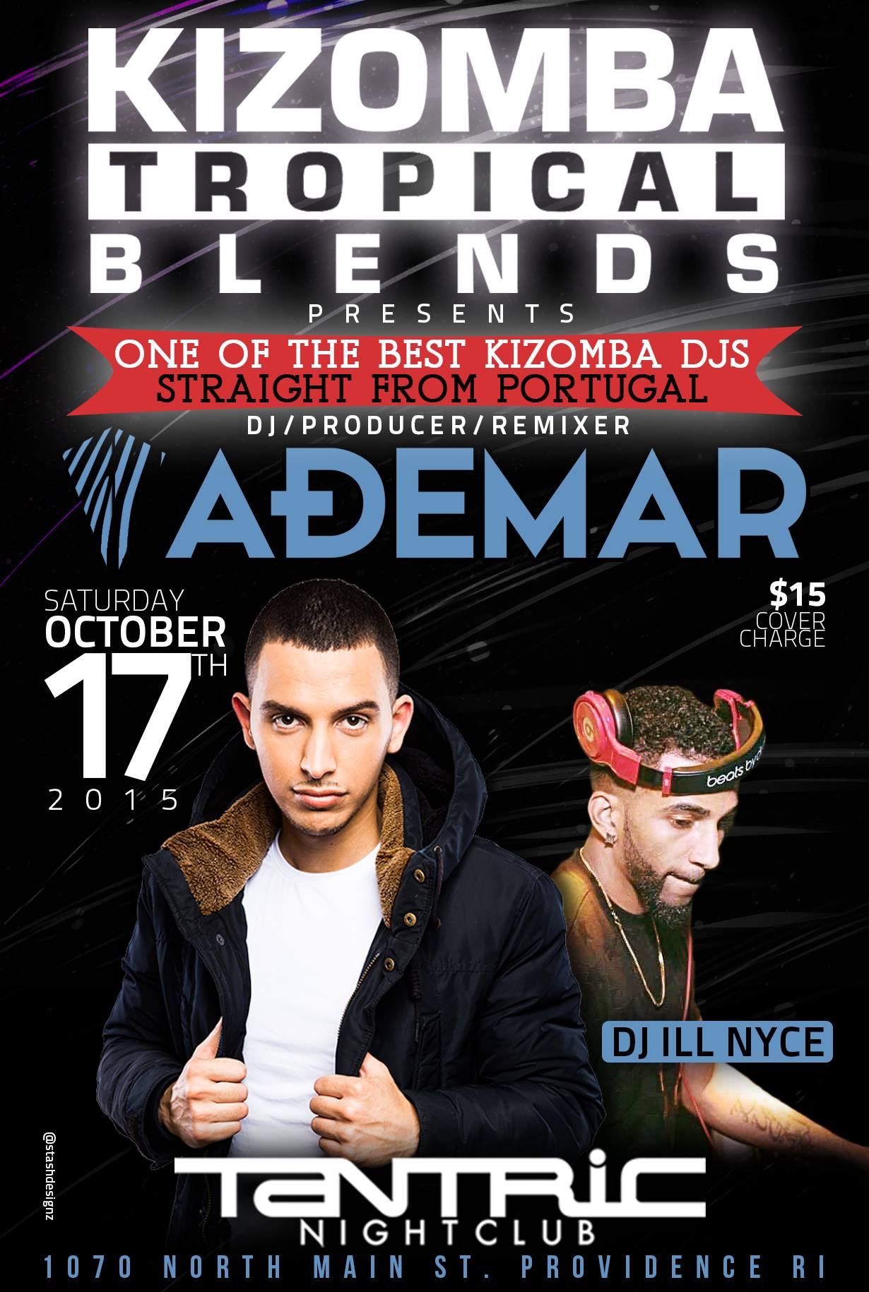 DJ ADEMAR--ONE OF THE TOP KIZOMBA DJS--STRAIGHT FROM PORTUGAL-- AT TANTRIC NIGHT CLUB