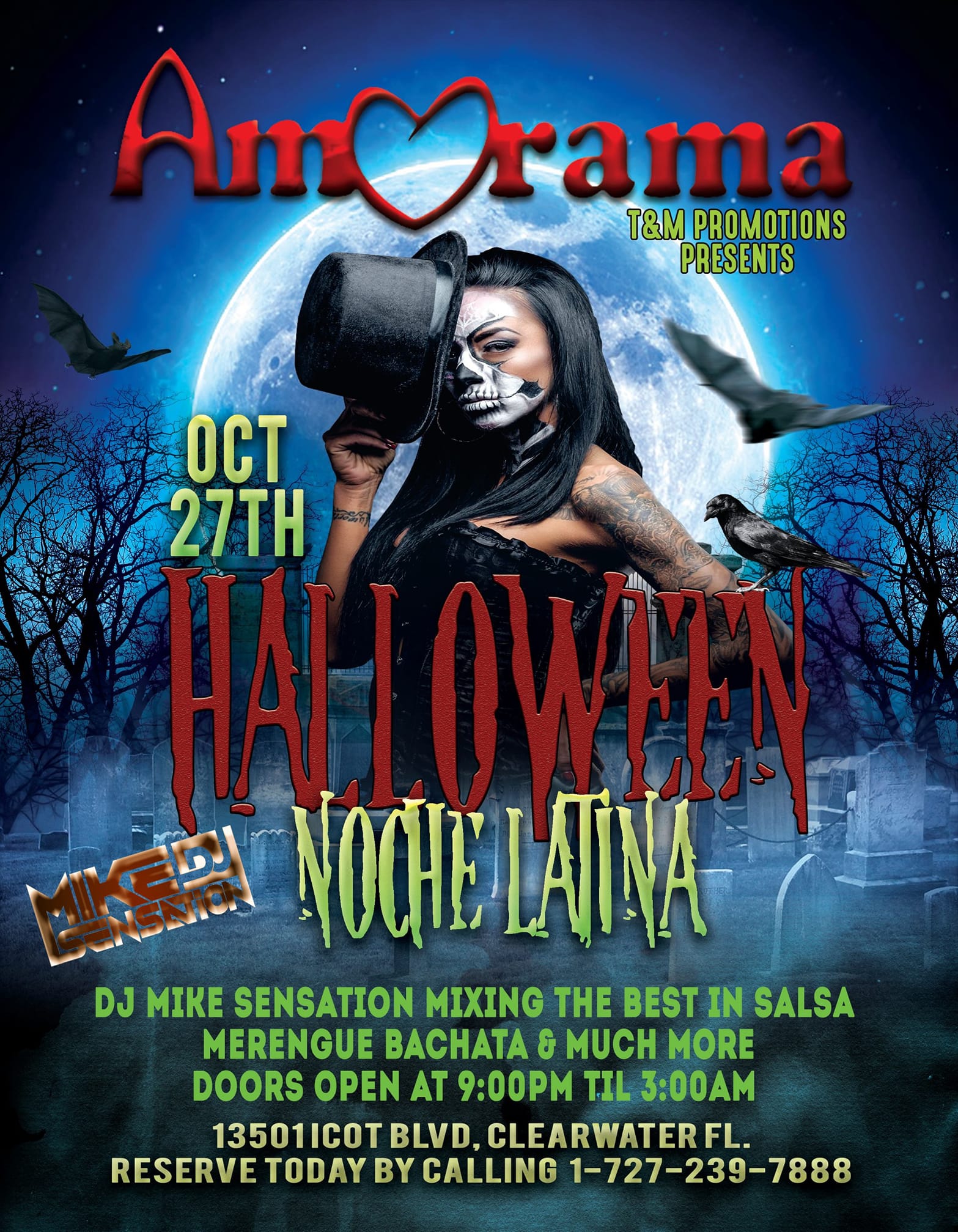 Amorama Noche Latina Halloween Party