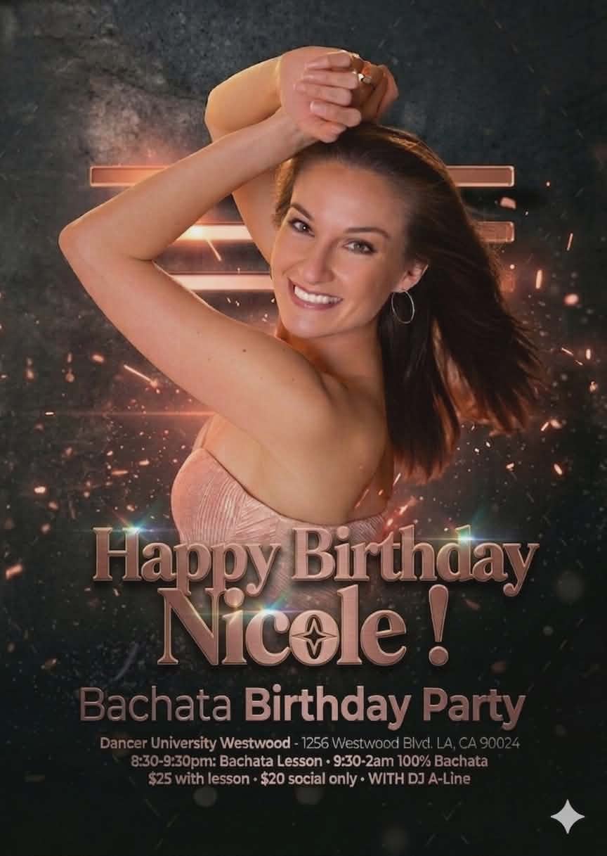 BACHATA BIRTHDAY PARTY!