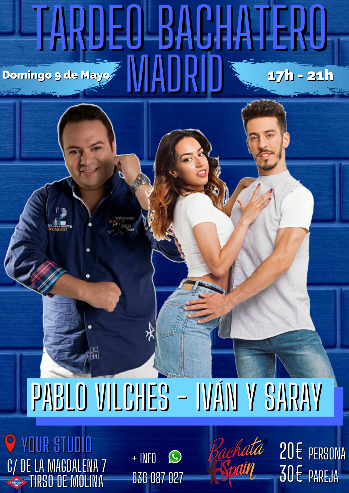 TARDEO BACHATERO MADRID - Domingo 30 de Mayo