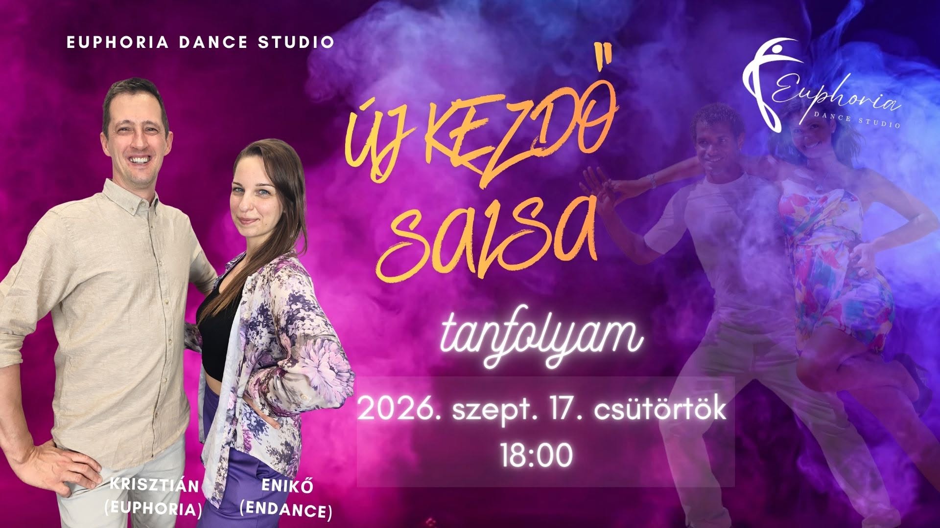 Új Kezdő Kubai Salsa kurzus Debrecenben