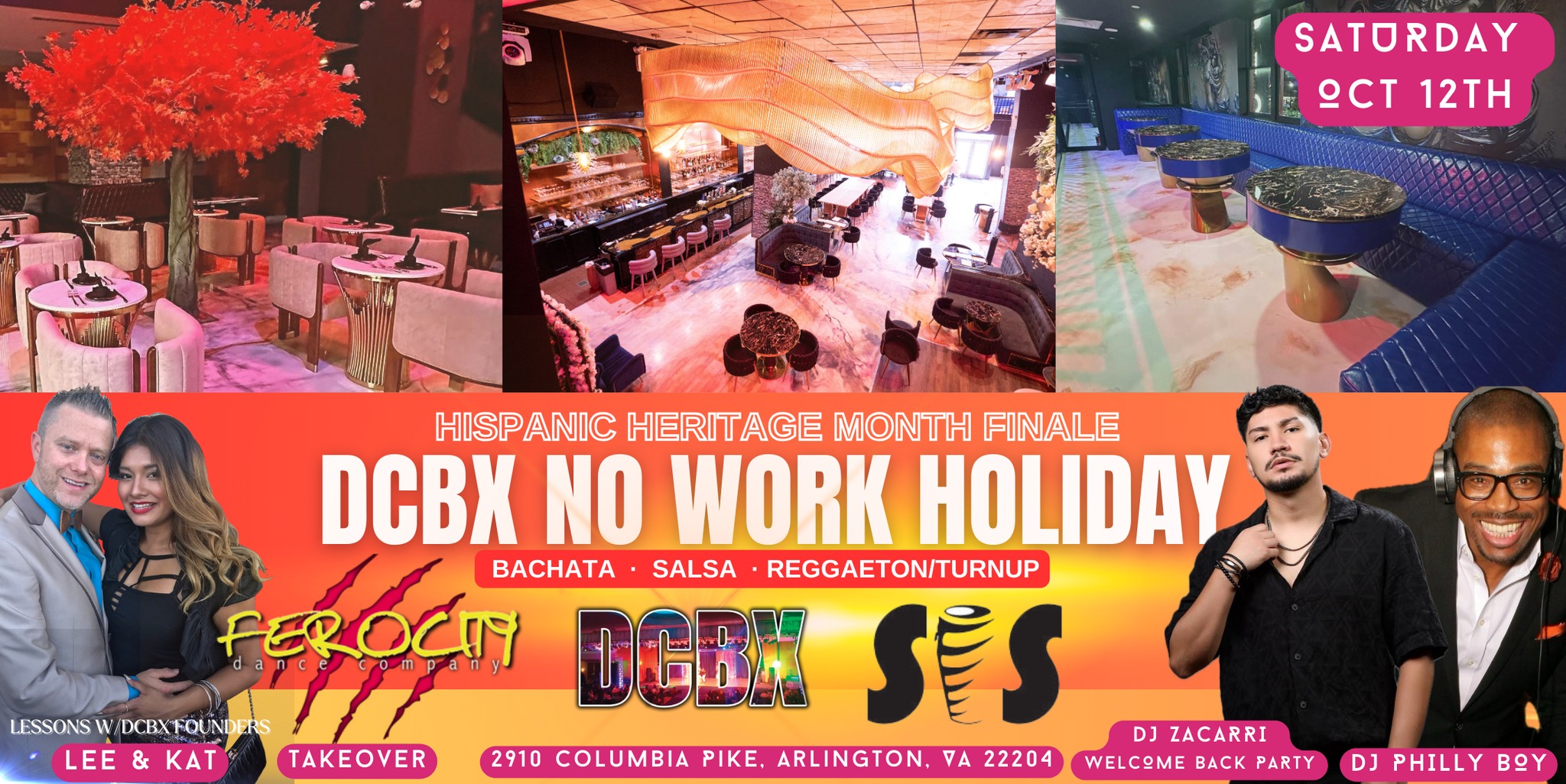 DCBX & SOS Bachata Salsa HOLIDAY Latin Party DJ Zaccari DJ PhillyBoy Ferocity Takeover