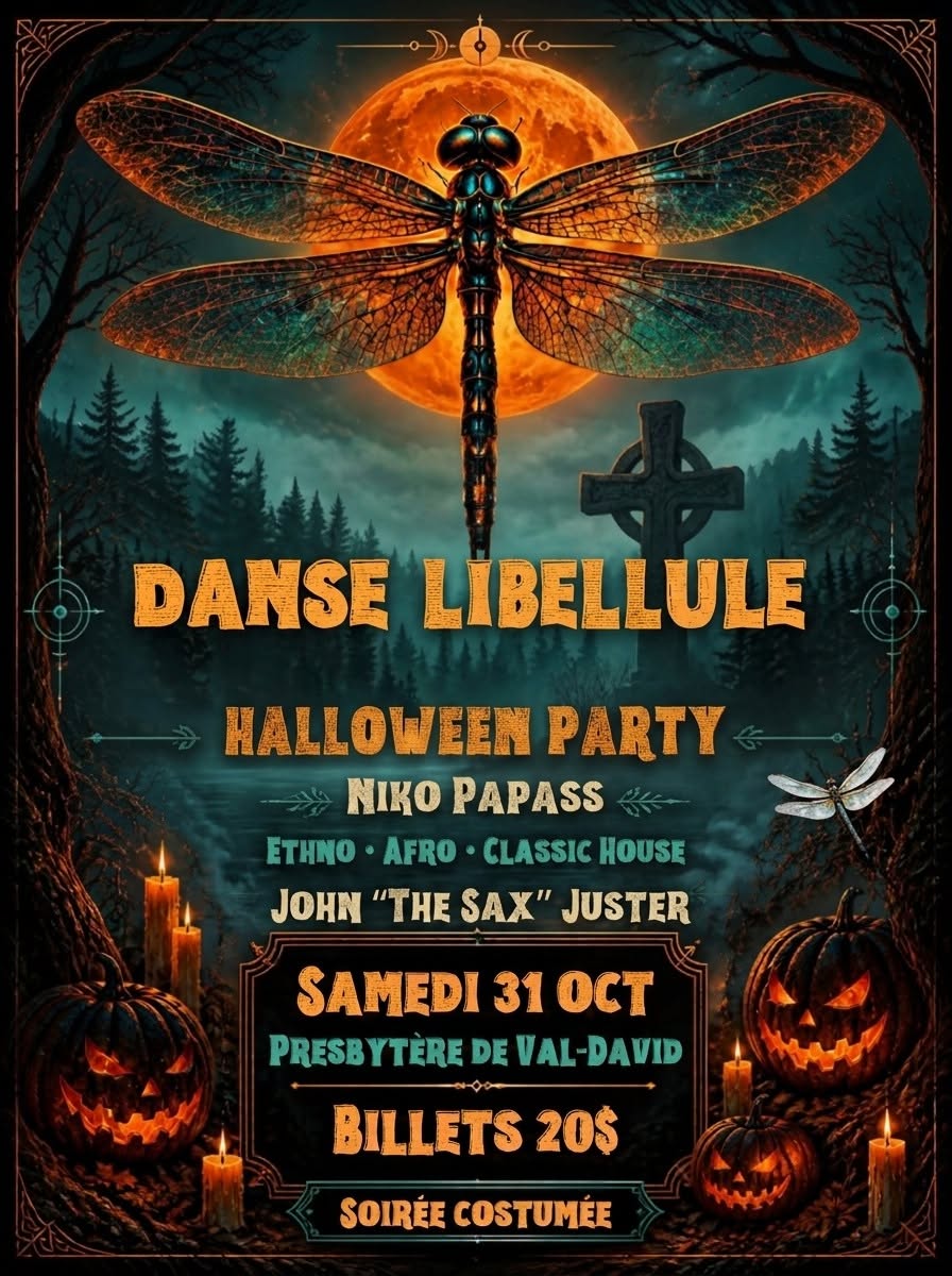 Danse Libellule Halloween Party Niko Papass & John ''The Sax'' Juster
