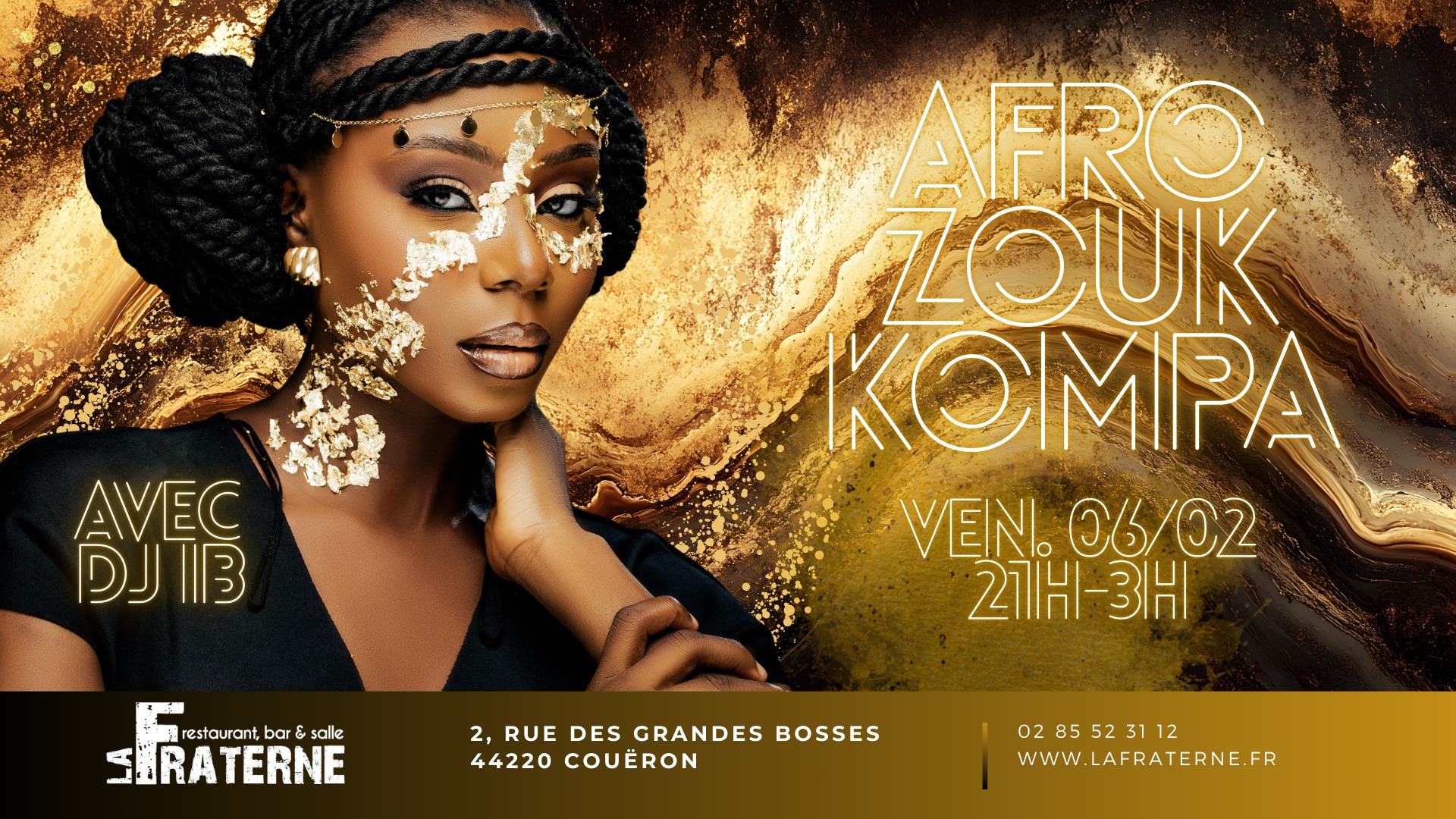 Soirée AFRO ZOUK KOMPA avec DJ IB ! ✨