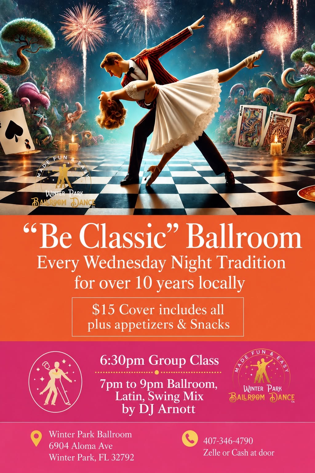 "Be Classic" Ballroom Dance w. Triple Swing Fun Class