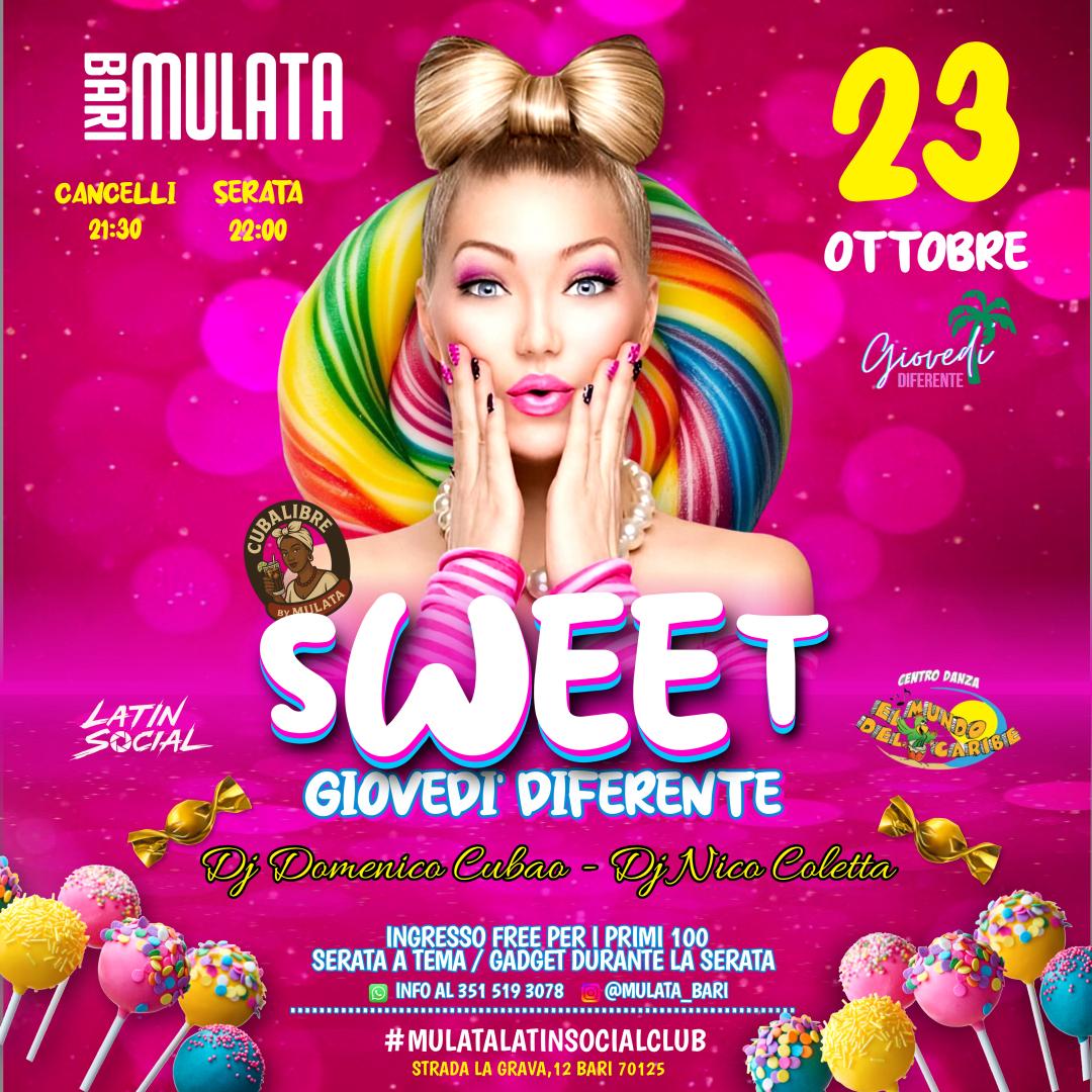 GIOVEDI' LATINO MULATA **CANDY PARTY**