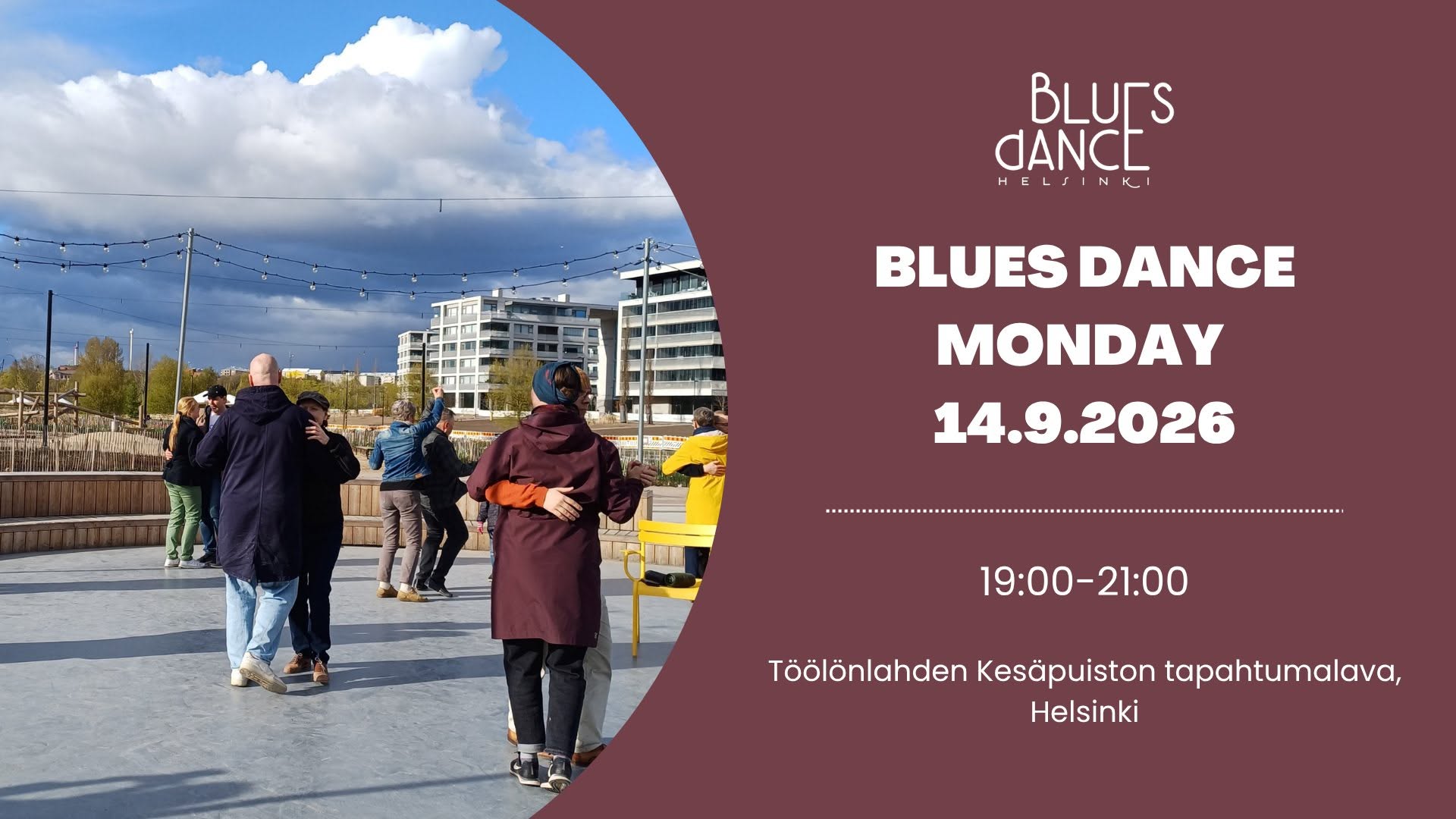Blues Dance Monday at Töölönlahden Kesäpuiston tapahtumalava