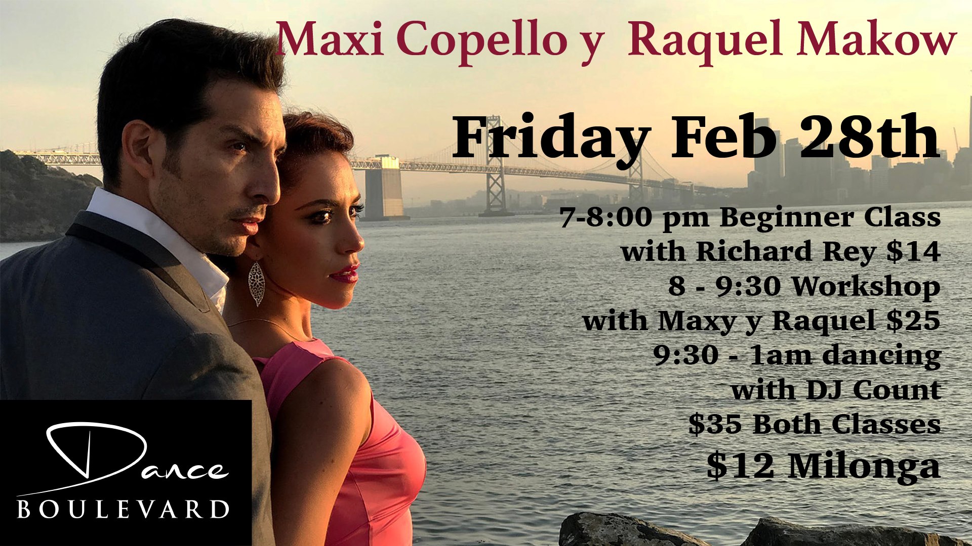 Argentine Tango Workshop and Milonga