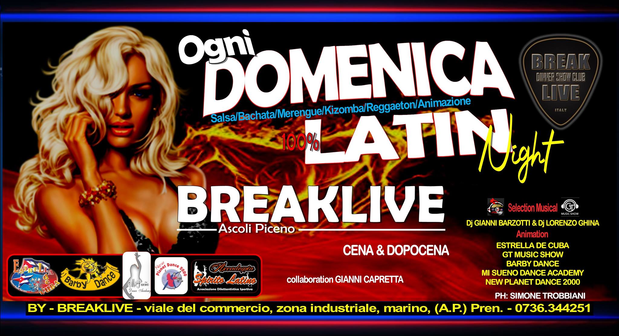 24 Marzo - Breaklive I LATIN NIGHT