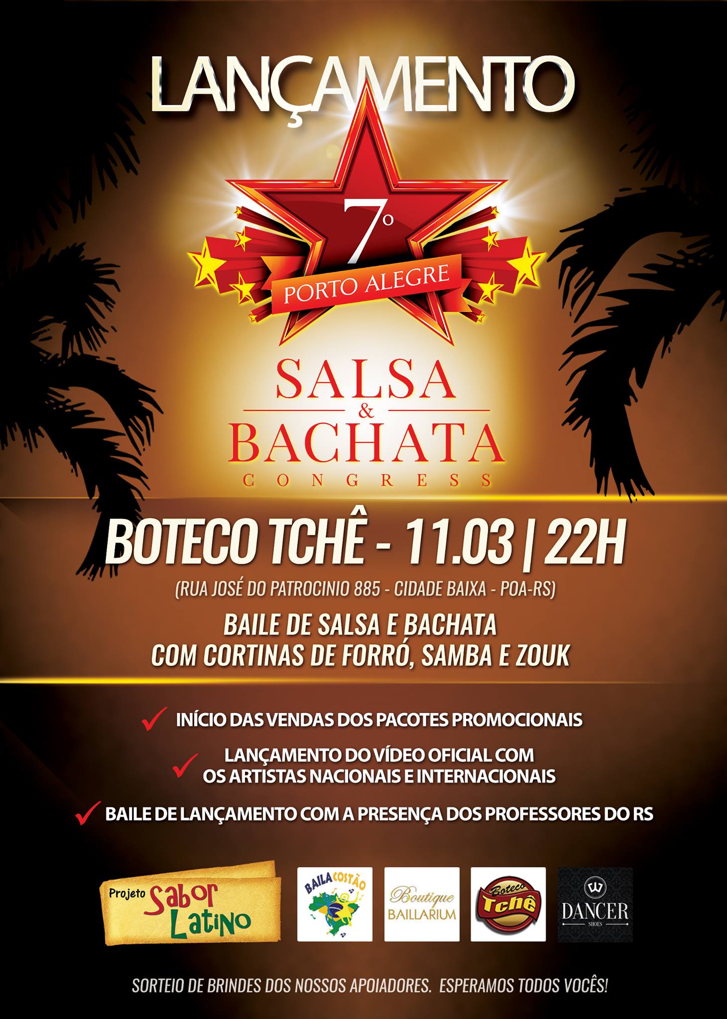 Lançamento Oficial do 7º Porto Alegre Salsa e Bachata Congress