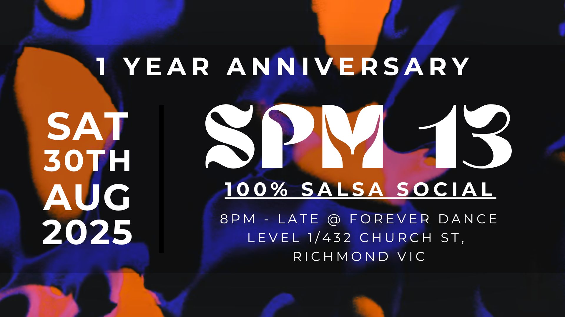 SPM 13: 100% Salsa Social August