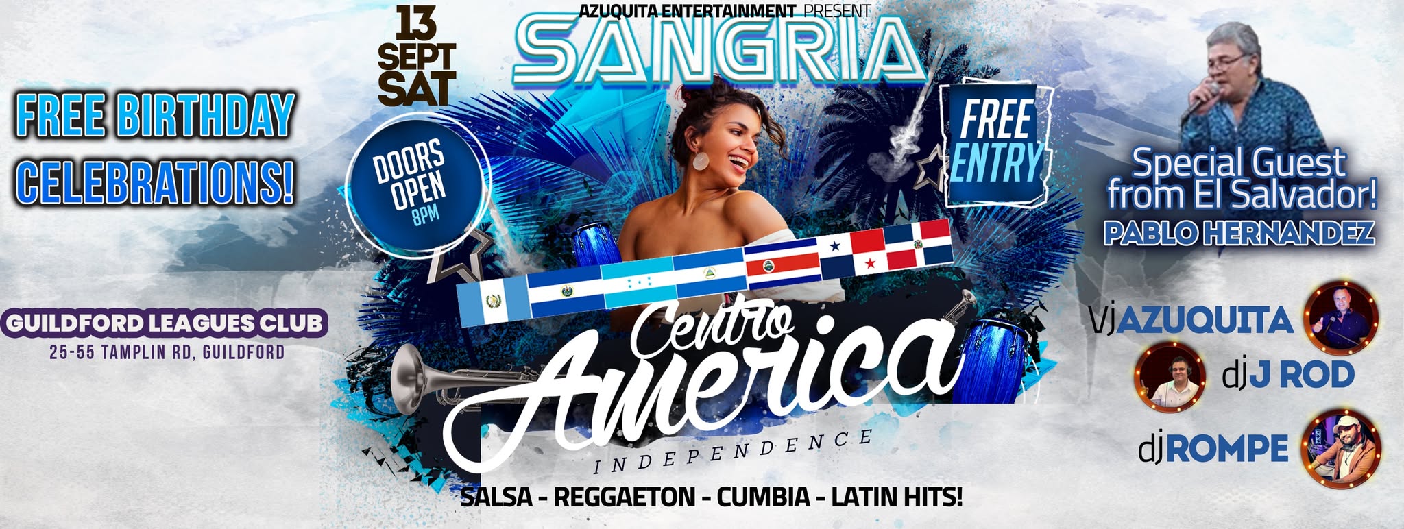 ๐ฆ๐๐ก๐๐ฅ๐๐ ๐๐๐ง๐๐ก ๐ฆ๐๐ง๐จ๐ฅ๐๐๐ฌ๐ฆโ
Fiesta independencias Centro America FREE ENTRY