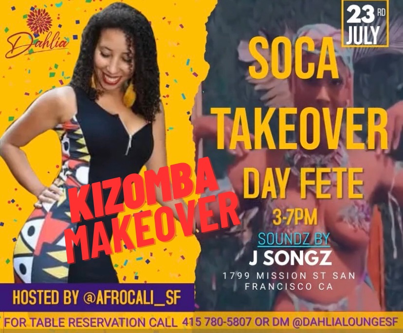 Kizomba Makeover at Soca Takeover!
