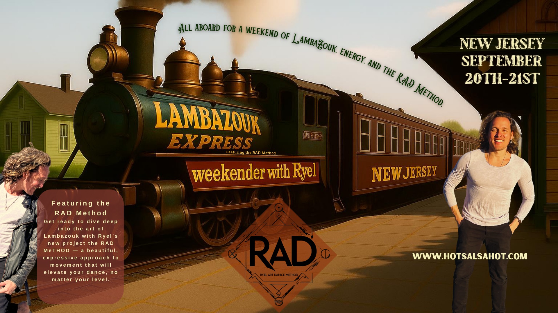 ✨LambaZouk Express Weekender with Ryel Featuring the RAD Method ✨