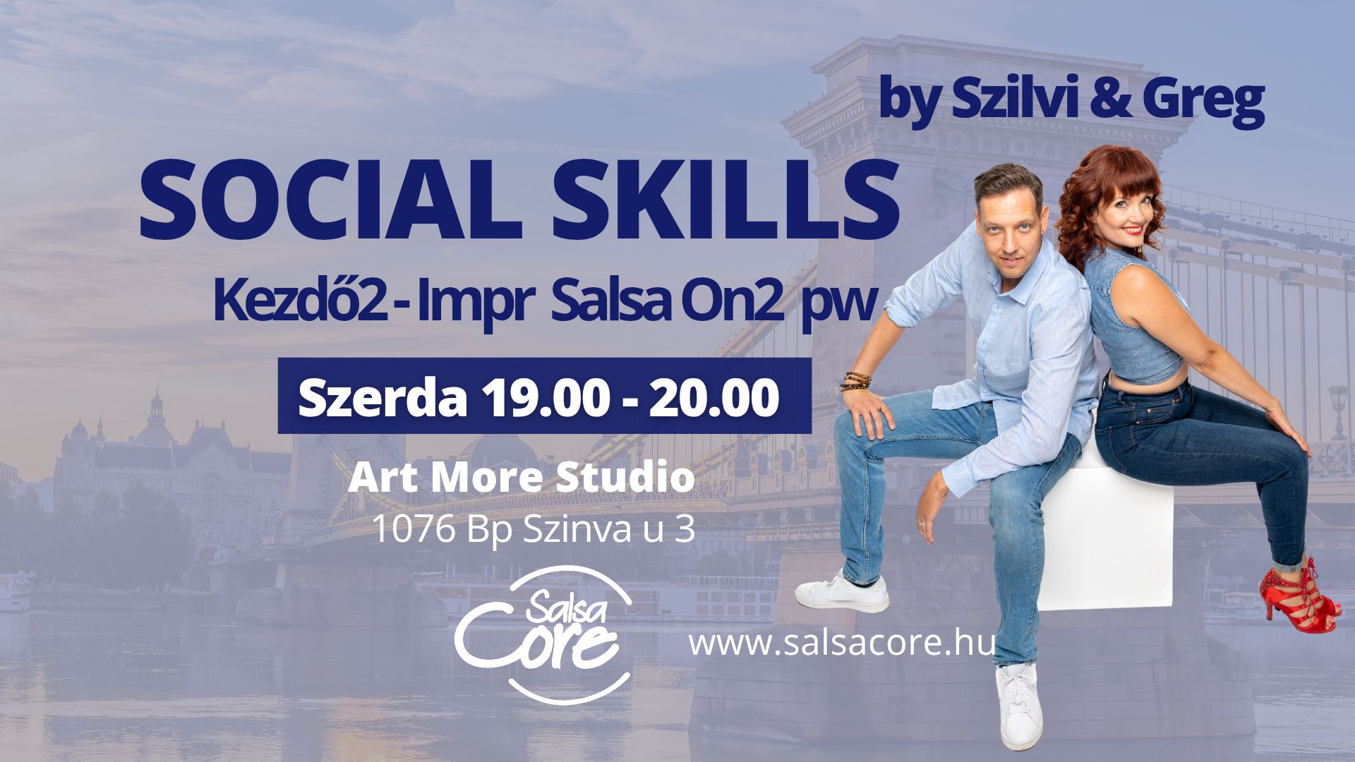 Social Skills PW Greg & Szilvi Salsa On2 partnerwork
