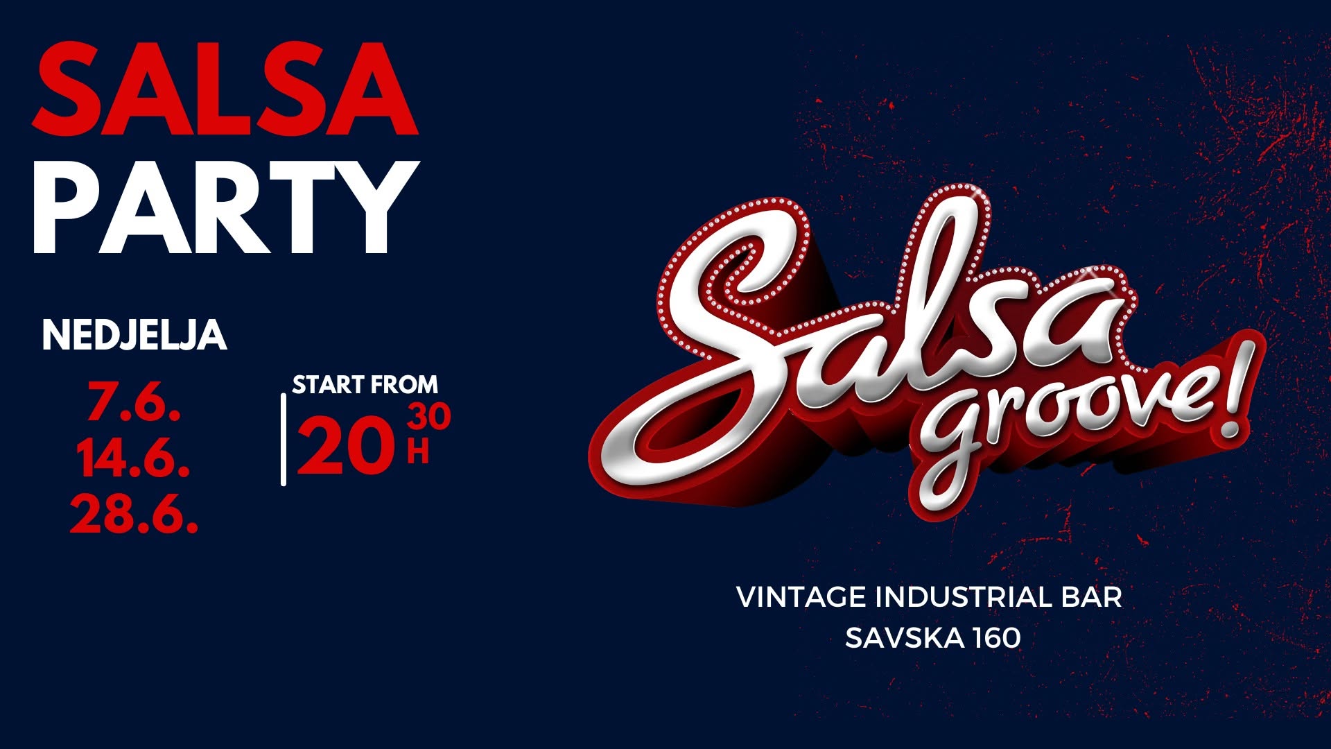 SALSA GROOVE PARTY @Vintage ind bar - lipanj 2026.