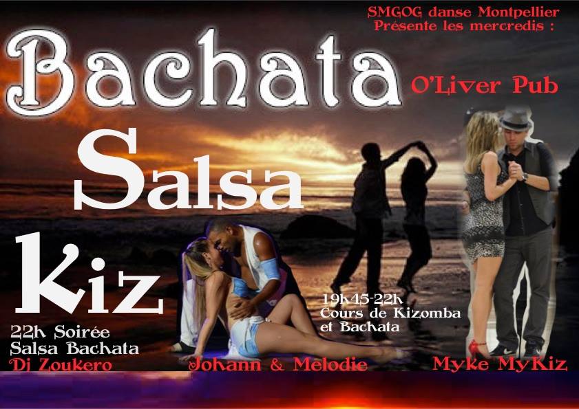 MERCREDI BACHATA & SALSA À L' O'LIVER PUB