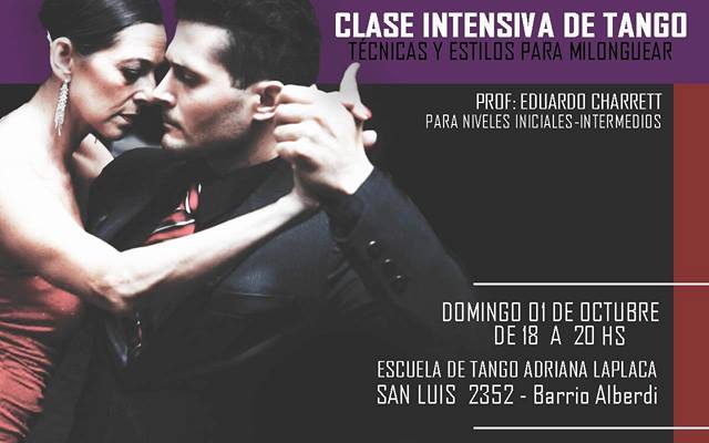 Clase intensiva de Tango