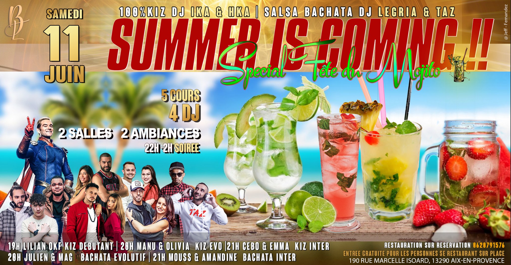 SUMMER IS COMING AU BARRIO - Spécial fête du Mojito Samedi 11 Juin