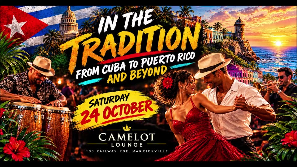 IN THE TRADITION - SAT 24 OCT from Cuba to Puerto Rico & beyond