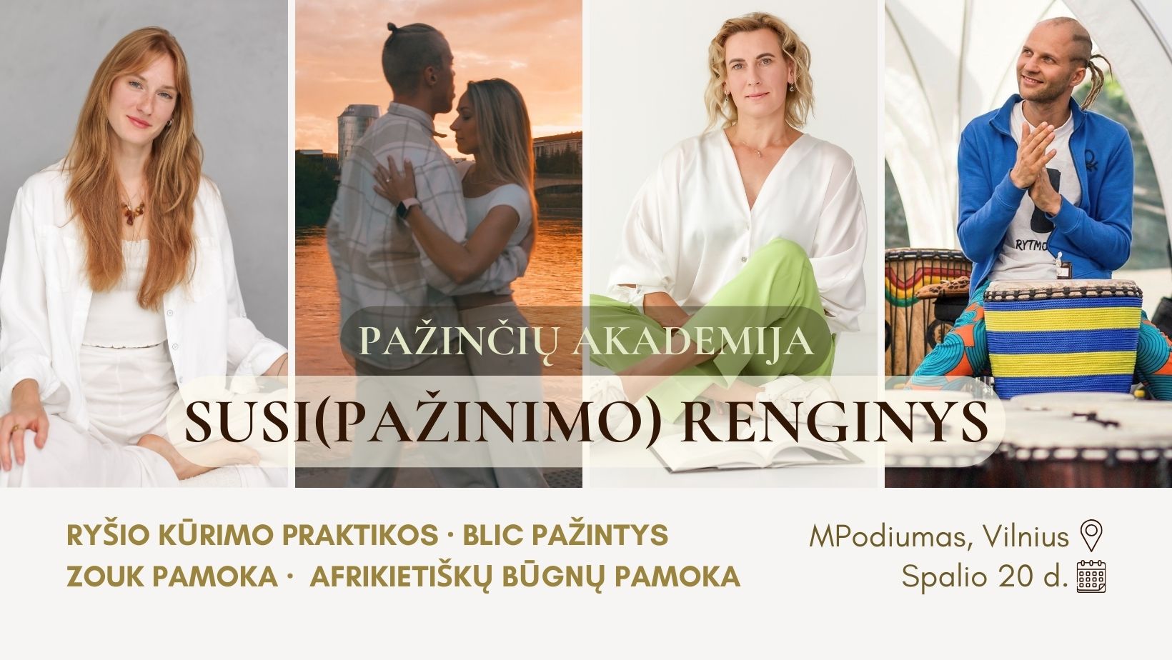 (Susi)PAŽINIMO renginys: Pažinčių Akademija