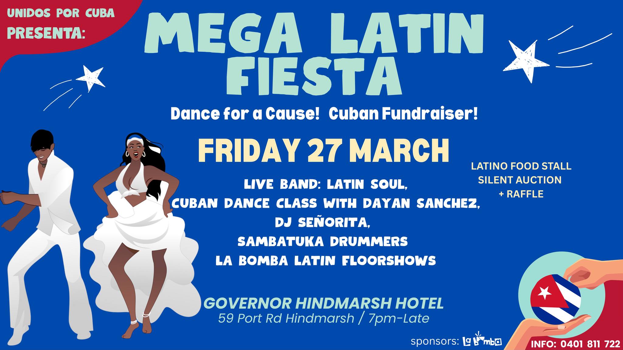 MEGA LATIN FIESTA Cuba Fundraiser