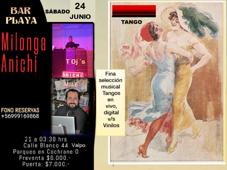 Milonga Anichi 24 6 Bar La Playa Valparaiso
