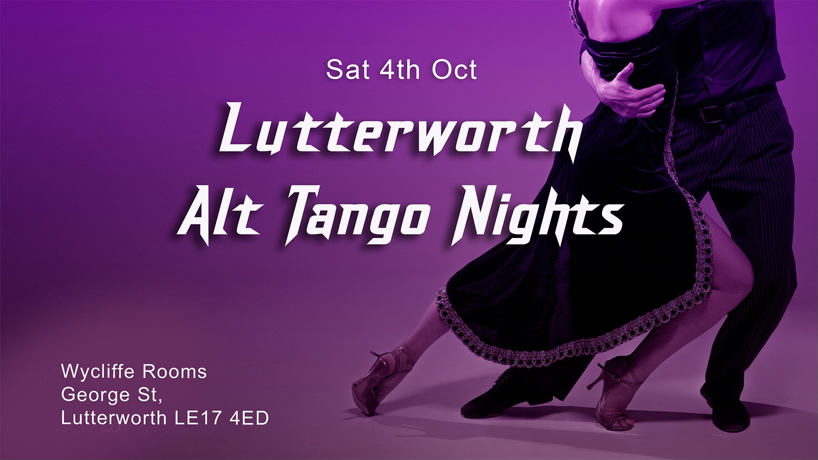Lutterworth Alternative Tango Nights OCTOBER 2025