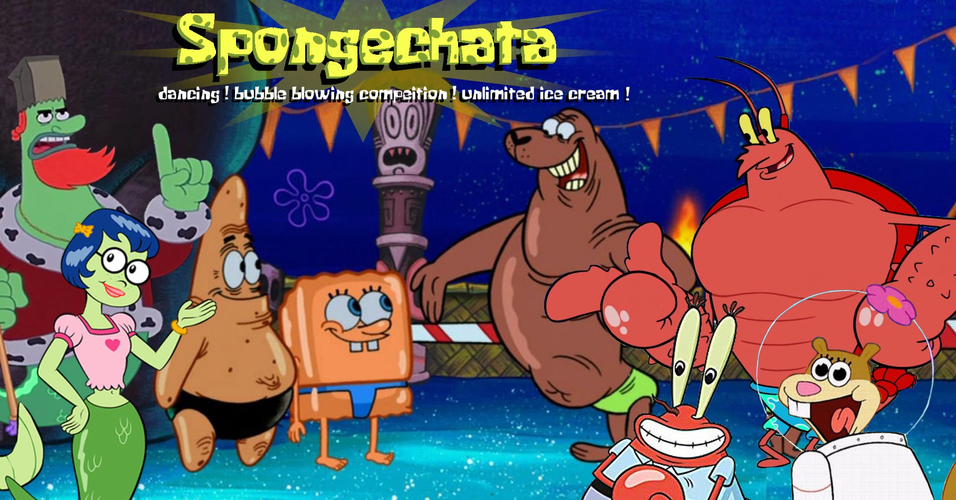 Spongechata: Under the Ocean Bachata Dance Party