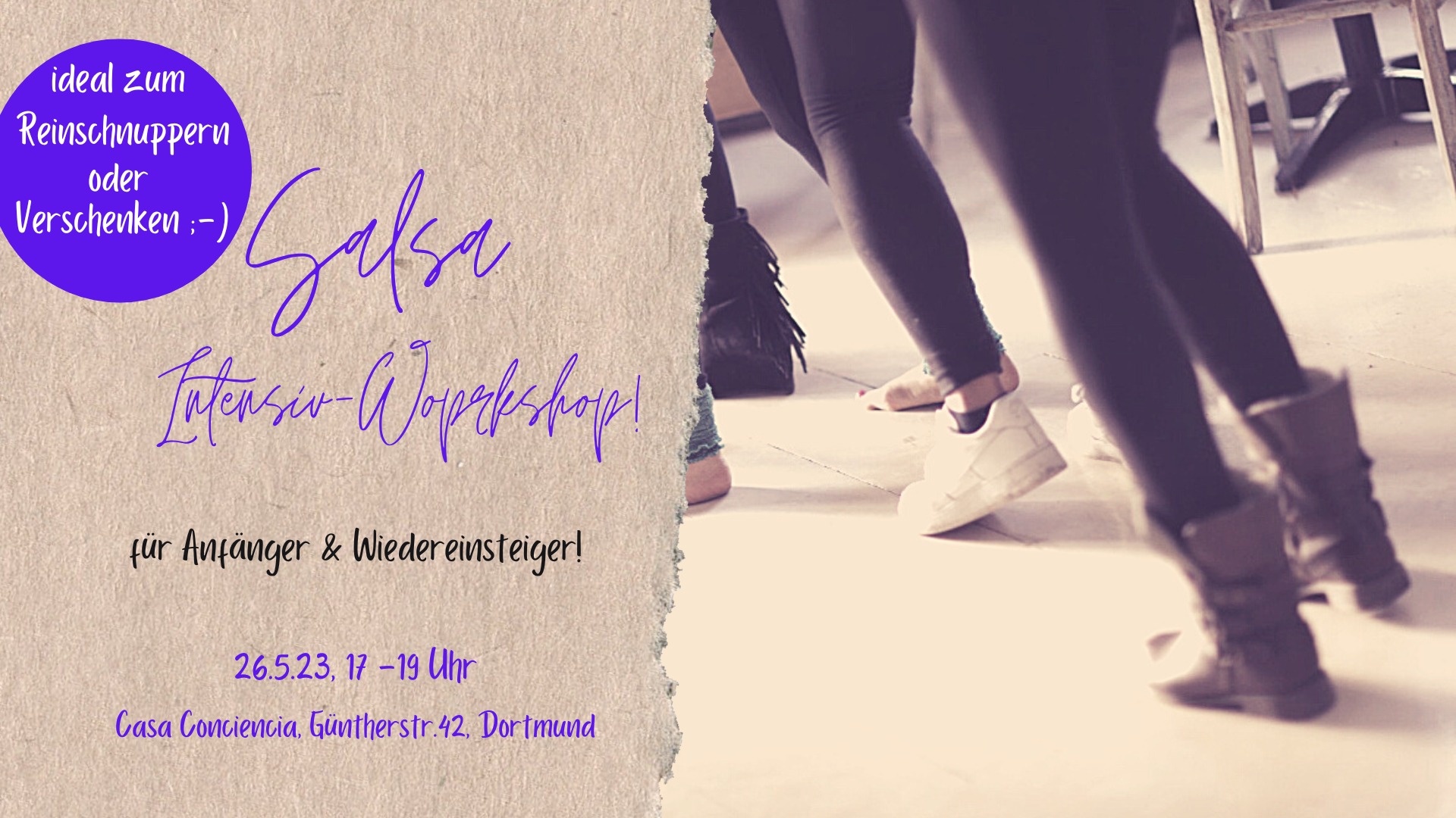 SALSA INTENSIV WORKSHOP für Anfänger