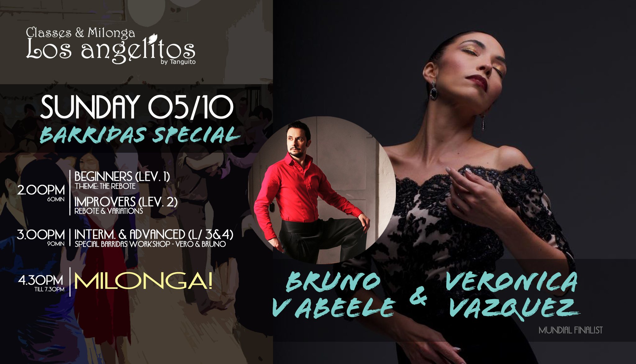 Los Angelitos with Veronica Vazquez & Bruno V Abeele's BARRIDAS + full afternoon of dancing