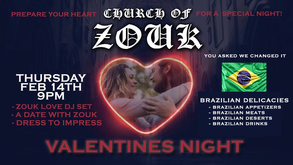 Church of Zouk - Valentines Night - Save the date