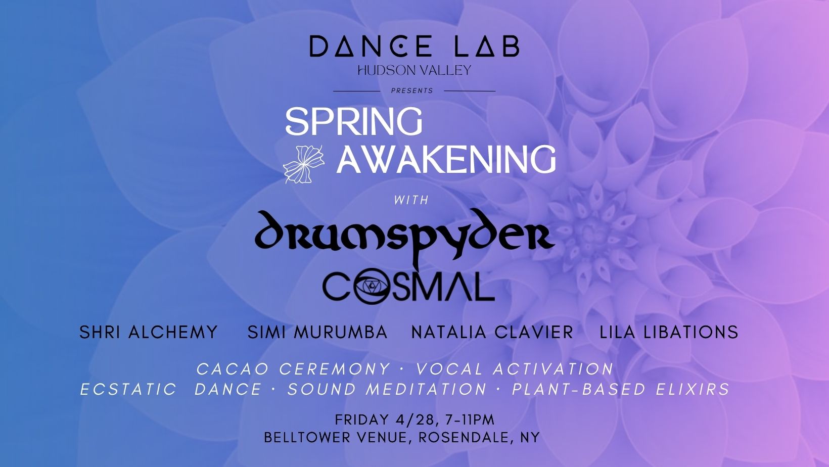 Dance Lab HV ✿ SPRING AWAKENING ✿ with Drumspyder, Cosmal & more