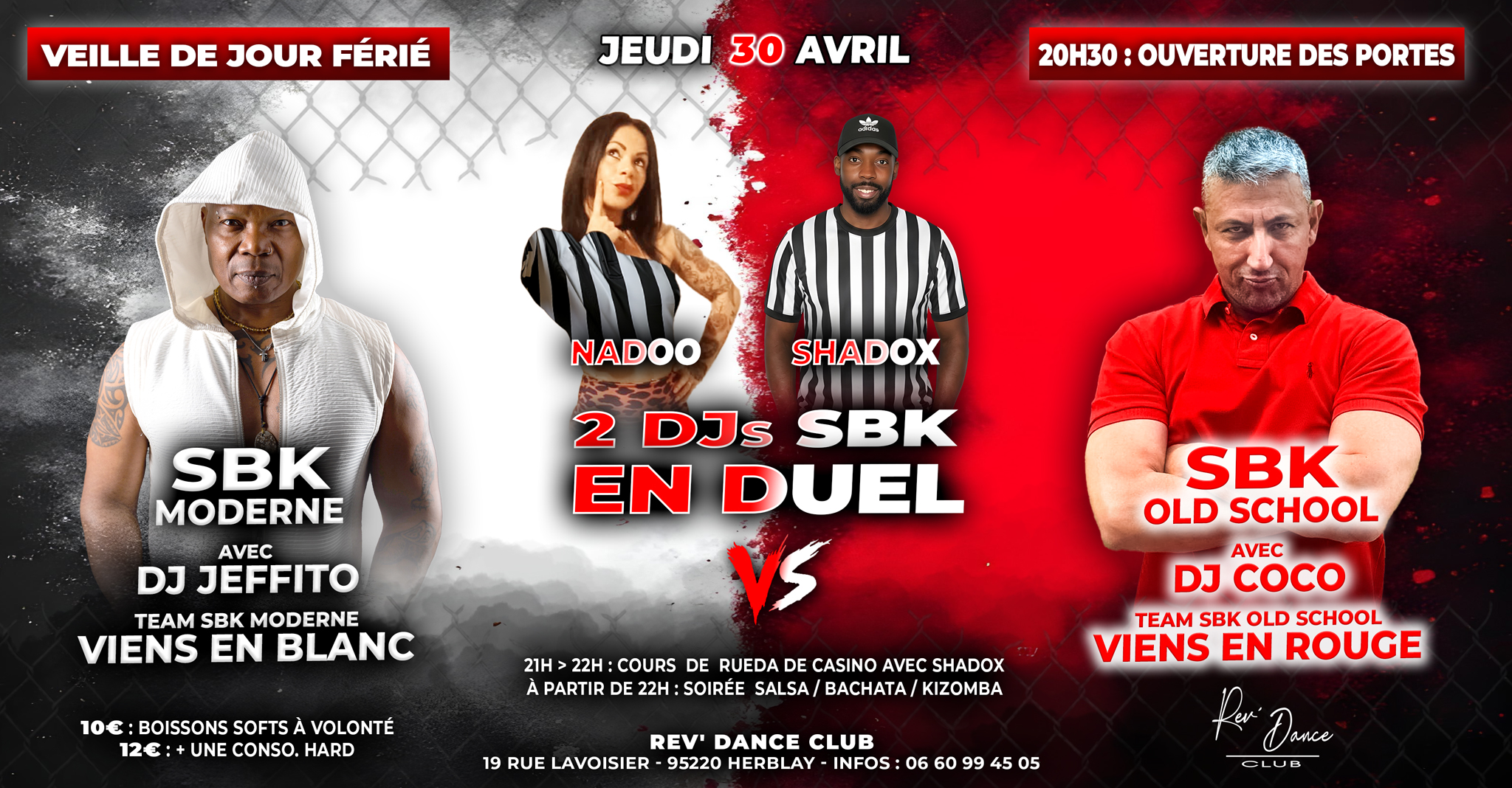 Jeudi 30 04 2026 - Soirée Battle SBK - Veille de jour férié