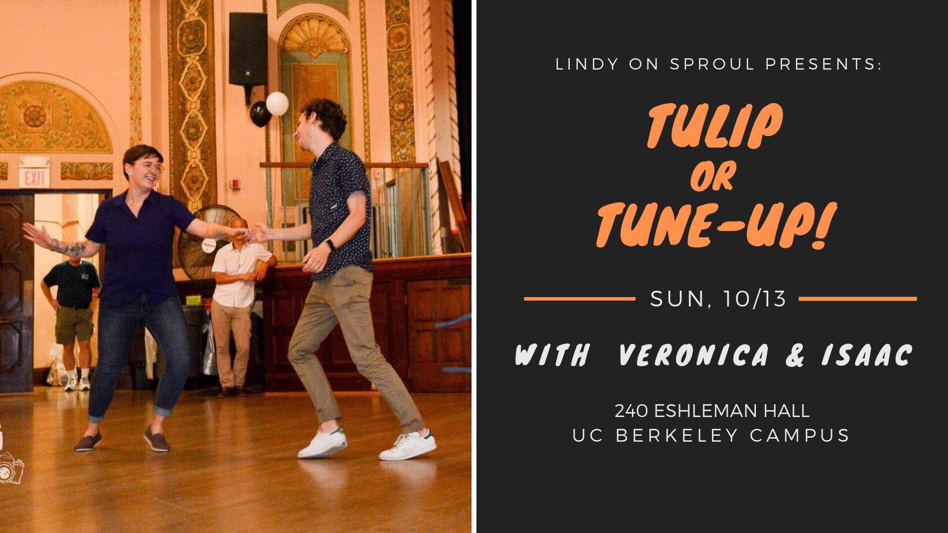 Tulip or Tune-Up with Veronica & Isaac: LoS Workshop