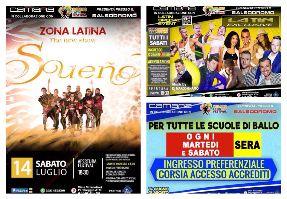 Serata Latin Exclusive con Show