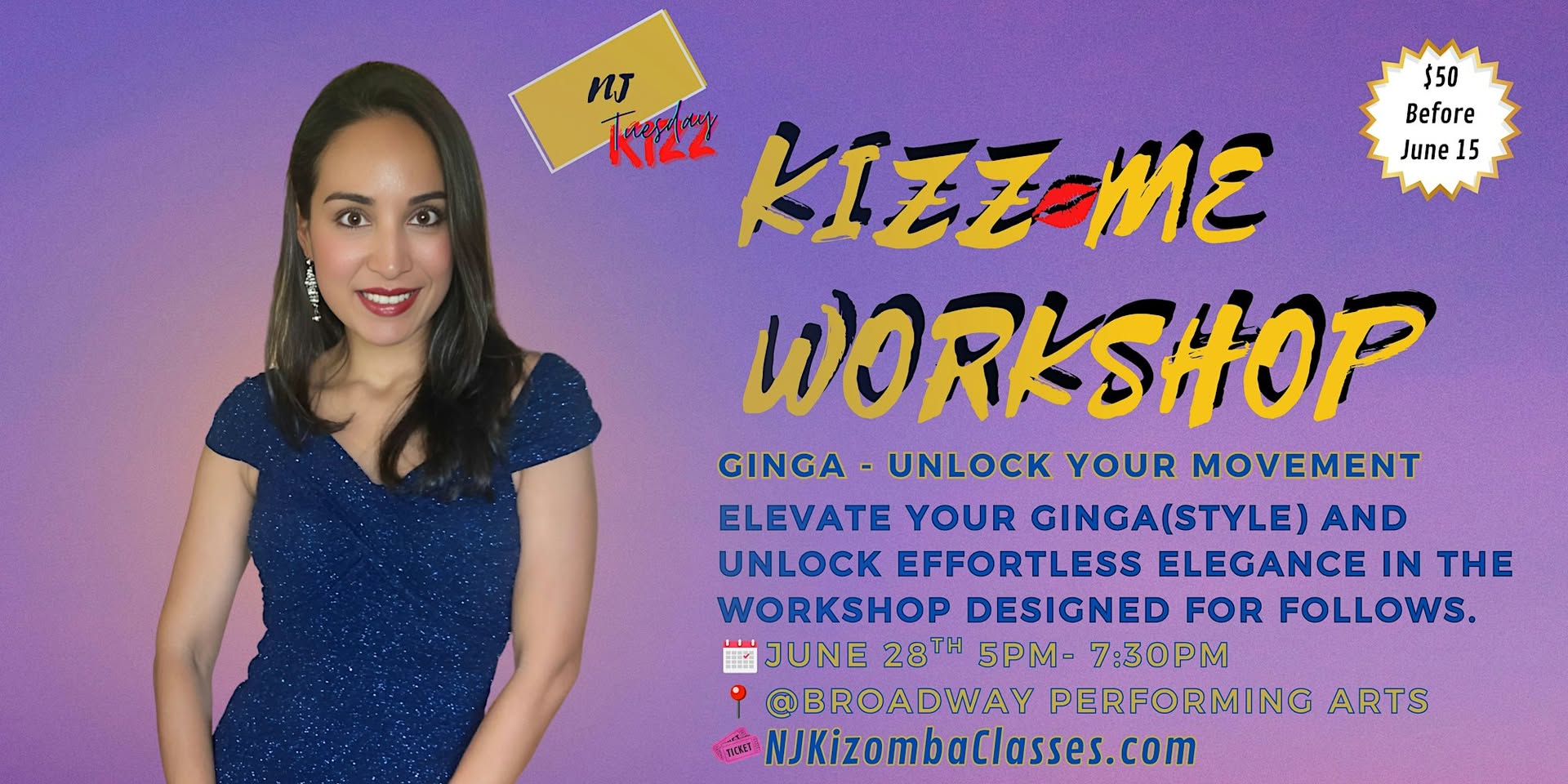 Kizz Me Ginga Workshop- Ladies Kizomba and Semba Style