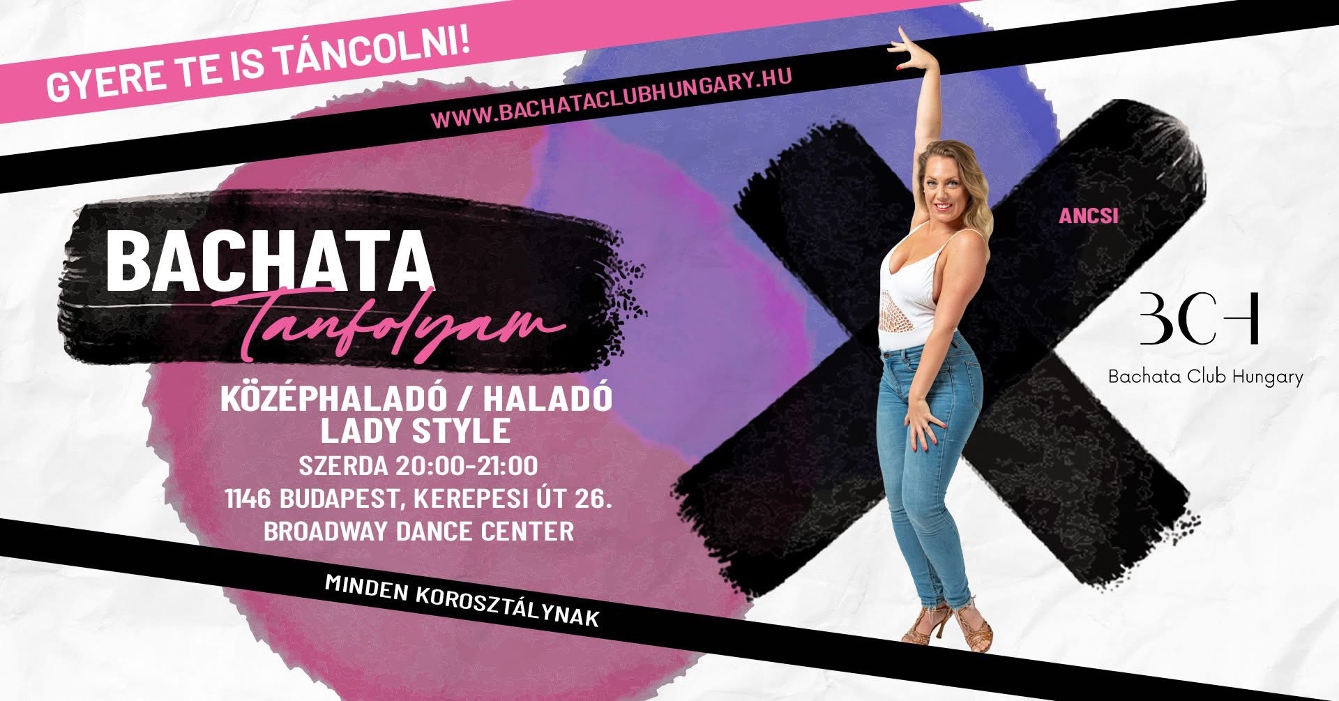 Bachata Középhaladó Haladó Lady Style Tanfolyam