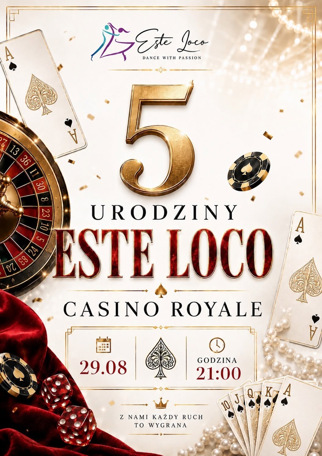 5 URODZINY ESTE LOCO Casino Royal 29.08