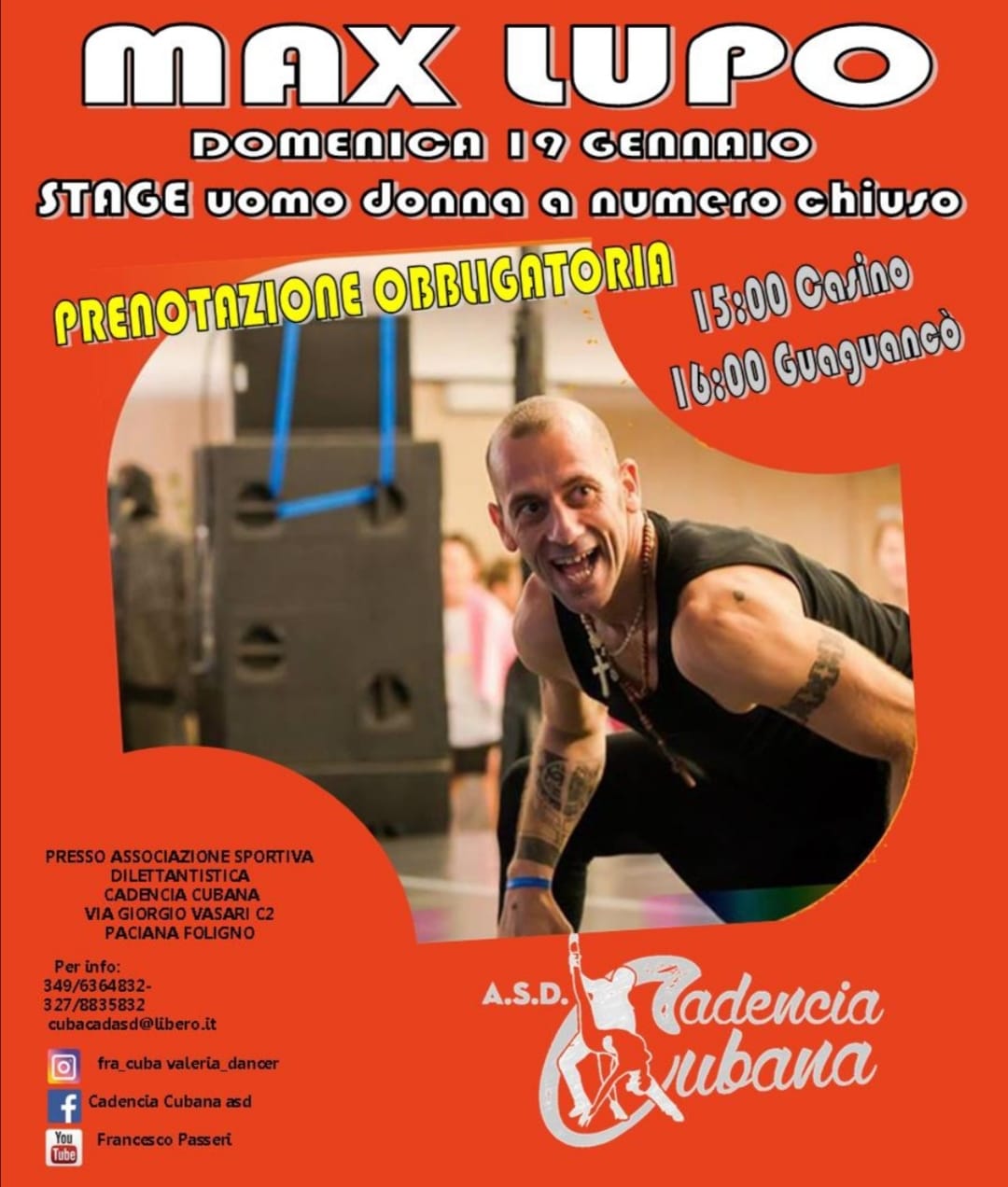Stage Con Il Grande MAX LUPO By CADENCIA EVENTS