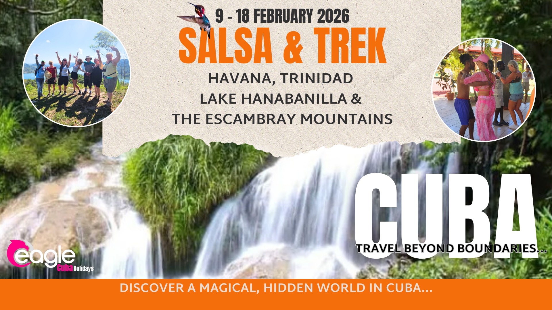 SALSA & TREK CUBA (Havana, Trinidad, Lake Hanabanilla & The Escambray Mountains)