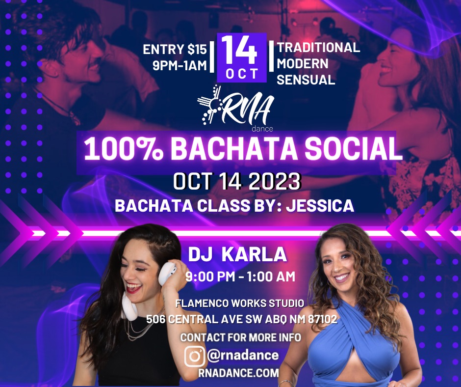 100% BACHATA ONLY SOCIAL WITH RNA DANCE